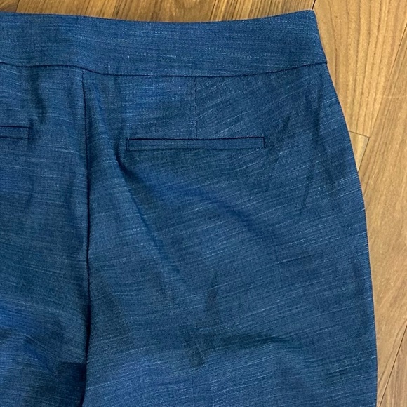 Ann Taylor Factory | Women’s blue tencel petite ankle pants, size 6P - Picture 9 of 15